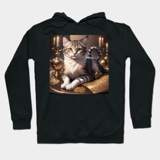 Feline Elegance Hoodie